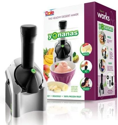 Frozen Dessert Ice Cream Maker |Ice Cream Maker – Stylish Black & Gray