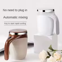 Self-Stirring Mug  | Automatic Mixing Cup for Coffee, Tea & Drinks | Electric Stirring Mug