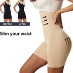 High-Waisted Shapewear Shorts for Women | Seamless Tummy Control | Thigh Slimmer
