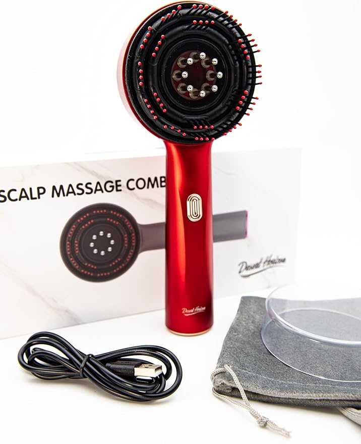 Electric Hair Scalp Massager – Oil Application & Relaxation Tool